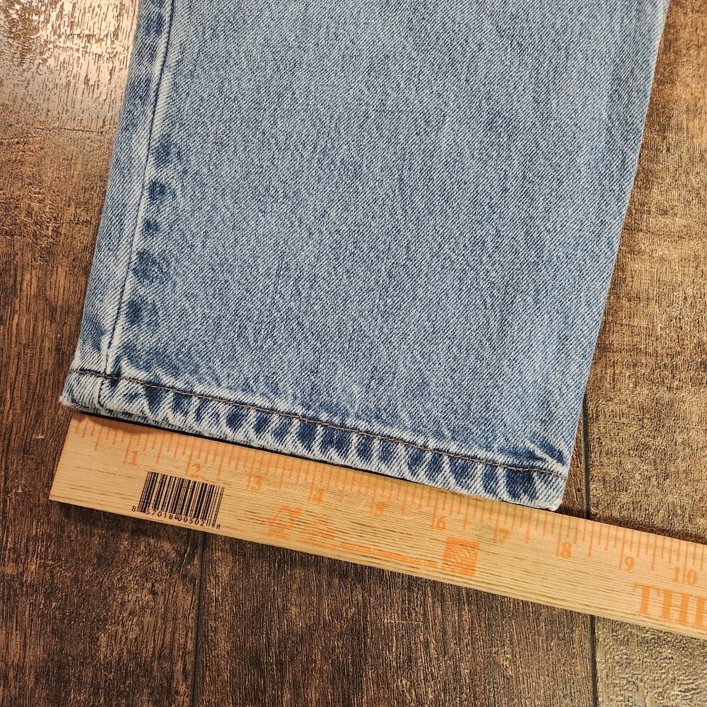 Vintage Levis 550 Jeans Men 36x30 Blue Relaxed Tapered Light Wash Tag 38x30 Y2K - Picture 11 of 11